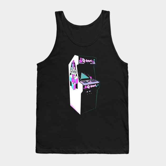 Q-Bert Retro Arcade Game Tank Top by C3D3sign